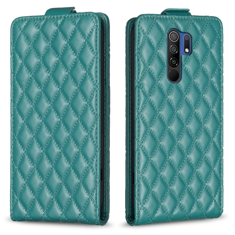 Diamond Lattice Vertical Flip Leather Phone Case, For Xiaomi Redmi 9A, For Xiaomi Redmi 9, For Xiaomi Redmi 9C, For Redmi Note 9 / 10X 4G, For Redmi Note 9 Pro / 9 Pro Max