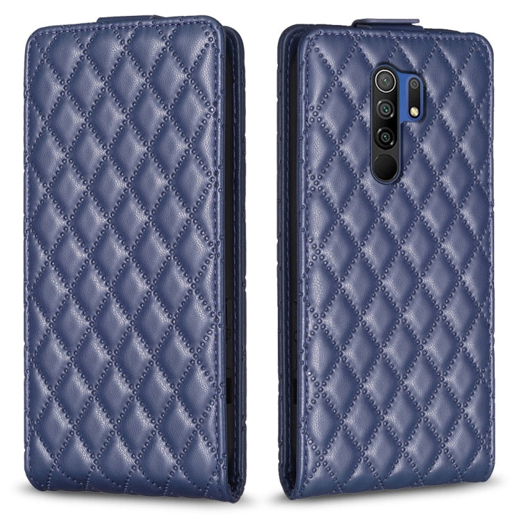 Diamond Lattice Vertical Flip Leather Phone Case, For Xiaomi Redmi 9A, For Xiaomi Redmi 9, For Xiaomi Redmi 9C, For Redmi Note 9 / 10X 4G, For Redmi Note 9 Pro / 9 Pro Max