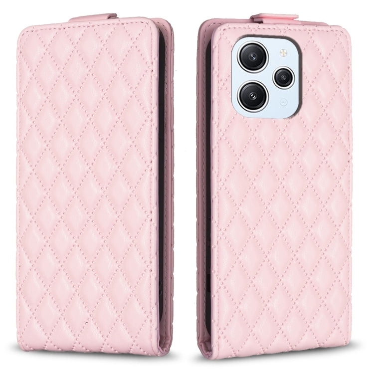 Diamond Lattice Vertical Flip Leather Phone Case, For Xiaomi Redmi Note 13 Pro 4G Global, For Xiaomi Poco M6 Pro 4G, For Xiaomi Redmi Note 13 4G Global, For Xiaomi Redmi Note 13, For Xiaomi Redmi 13C, For Xiaomi Redmi Note 13 Pro+ 5G                   ...