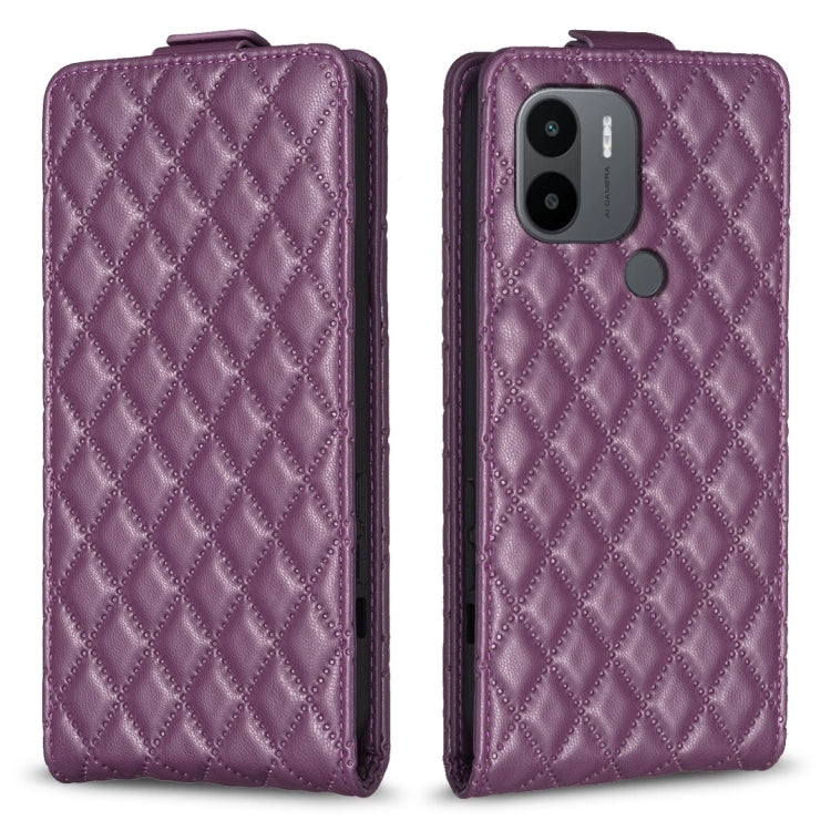 Diamond Lattice Vertical Flip Leather Phone Case, For Redmi Note 12 Turbo, For Redmi Note 12S / 11 Global, For Redmi Note 12 4G Global, For Xiaomi Civi 3 5G, For Redmi A1 / A1+ / A2, For Xiaomi Poco C55 / Redmi 12C, For Redmi Note 12 Pro+ Global       ...