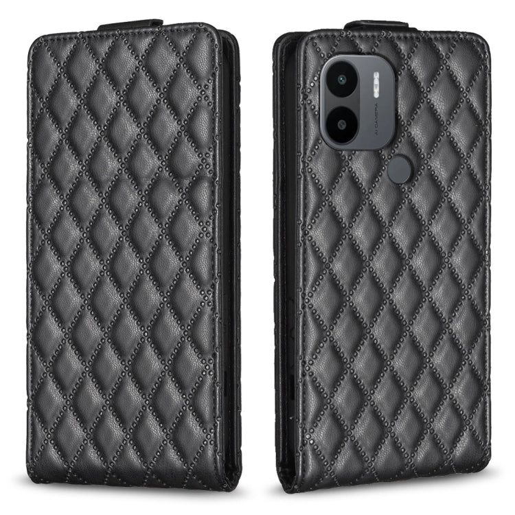 Diamond Lattice Vertical Flip Leather Phone Case, For Redmi Note 12 Turbo, For Redmi Note 12S / 11 Global, For Redmi Note 12 4G Global, For Xiaomi Civi 3 5G, For Redmi A1 / A1+ / A2, For Xiaomi Poco C55 / Redmi 12C, For Redmi Note 12 Pro+ Global       ...