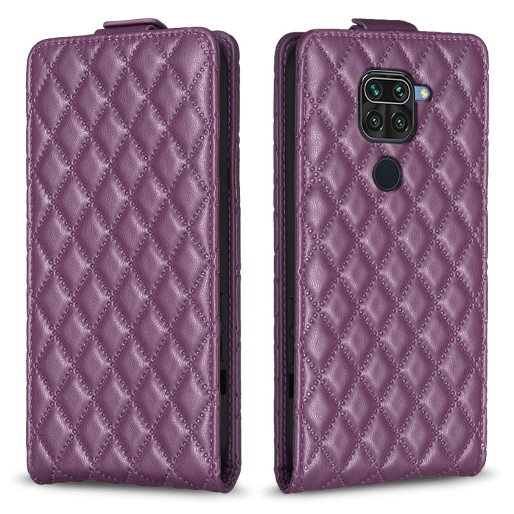 Diamond Lattice Vertical Flip Leather Phone Case, For Xiaomi Redmi 9A, For Xiaomi Redmi 9, For Xiaomi Redmi 9C, For Redmi Note 9 / 10X 4G, For Redmi Note 9 Pro / 9 Pro Max