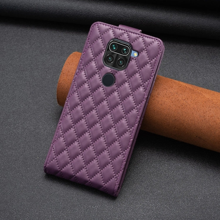 Diamond Lattice Vertical Flip Leather Phone Case, For Redmi Note 9 / 10X 4G, For Redmi Note 9 Pro / 9 Pro Max