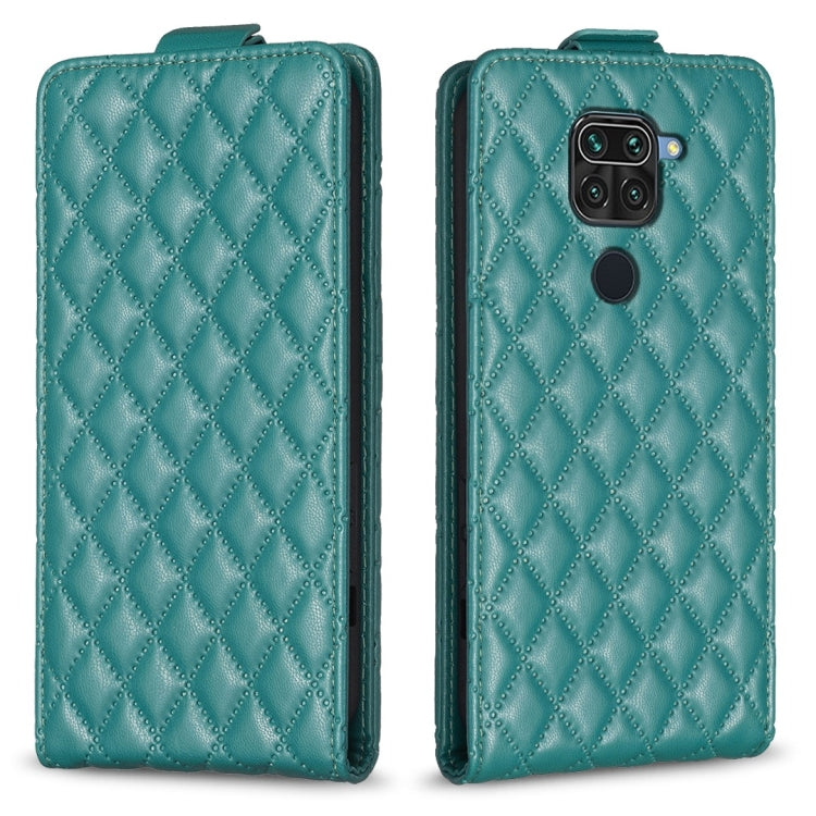 Diamond Lattice Vertical Flip Leather Phone Case, For Xiaomi Redmi 9A, For Xiaomi Redmi 9, For Xiaomi Redmi 9C, For Redmi Note 9 / 10X 4G, For Redmi Note 9 Pro / 9 Pro Max
