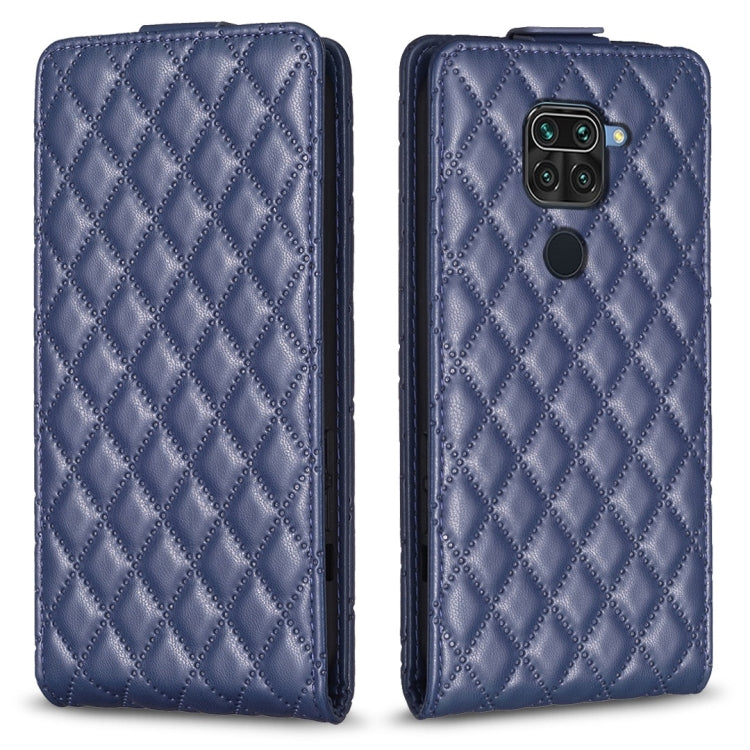 Diamond Lattice Vertical Flip Leather Phone Case, For Xiaomi Redmi 9A, For Xiaomi Redmi 9, For Xiaomi Redmi 9C, For Redmi Note 9 / 10X 4G, For Redmi Note 9 Pro / 9 Pro Max