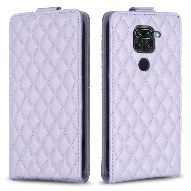 Diamond Lattice Vertical Flip Leather Phone Case, For Xiaomi Redmi 9A, For Xiaomi Redmi 9, For Xiaomi Redmi 9C, For Redmi Note 9 / 10X 4G, For Redmi Note 9 Pro / 9 Pro Max