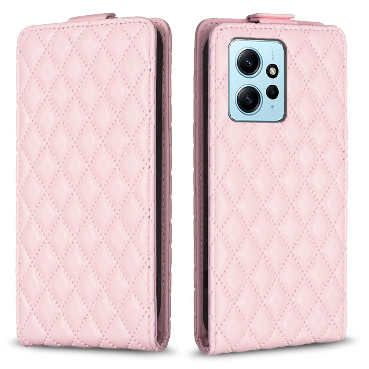 Diamond Lattice Vertical Flip Leather Phone Case, For Redmi Note 12 Turbo, For Redmi Note 12S / 11 Global, For Redmi Note 12 4G Global, For Xiaomi Civi 3 5G, For Redmi A1 / A1+ / A2, For Xiaomi Poco C55 / Redmi 12C, For Redmi Note 12 Pro+ Global       ...