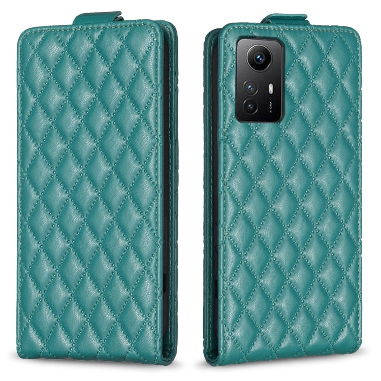 Diamond Lattice Vertical Flip Leather Phone Case, For Redmi Note 12 Turbo, For Redmi Note 12S / 11 Global, For Redmi Note 12 4G Global, For Xiaomi Civi 3 5G, For Redmi A1 / A1+ / A2, For Xiaomi Poco C55 / Redmi 12C, For Redmi Note 12 Pro+ Global       ...