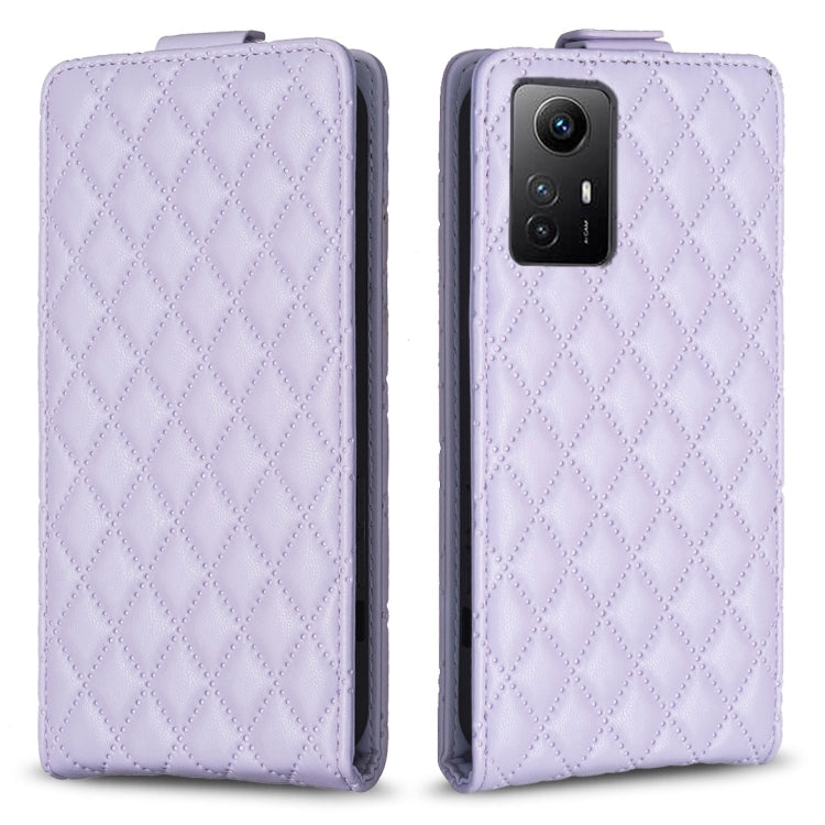 Diamond Lattice Vertical Flip Leather Phone Case, For Redmi Note 12 Turbo, For Redmi Note 12S / 11 Global, For Redmi Note 12 4G Global, For Xiaomi Civi 3 5G, For Redmi A1 / A1+ / A2, For Xiaomi Poco C55 / Redmi 12C, For Redmi Note 12 Pro+ Global       ...