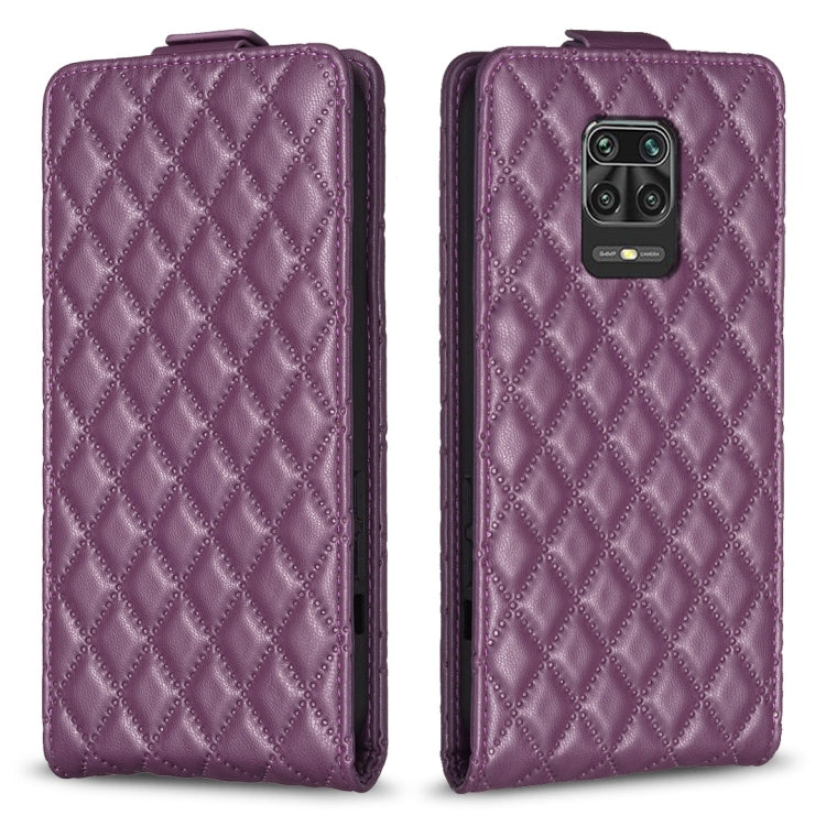 Diamond Lattice Vertical Flip Leather Phone Case, For Xiaomi Redmi 9A, For Xiaomi Redmi 9, For Xiaomi Redmi 9C, For Redmi Note 9 / 10X 4G, For Redmi Note 9 Pro / 9 Pro Max