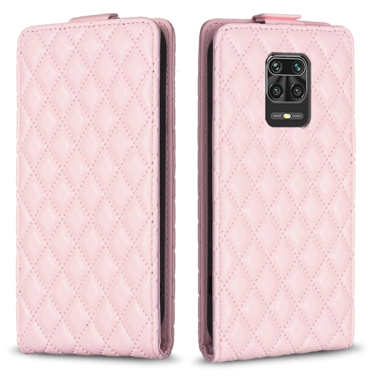 Diamond Lattice Vertical Flip Leather Phone Case, For Xiaomi Redmi 9A, For Xiaomi Redmi 9, For Xiaomi Redmi 9C, For Redmi Note 9 / 10X 4G, For Redmi Note 9 Pro / 9 Pro Max