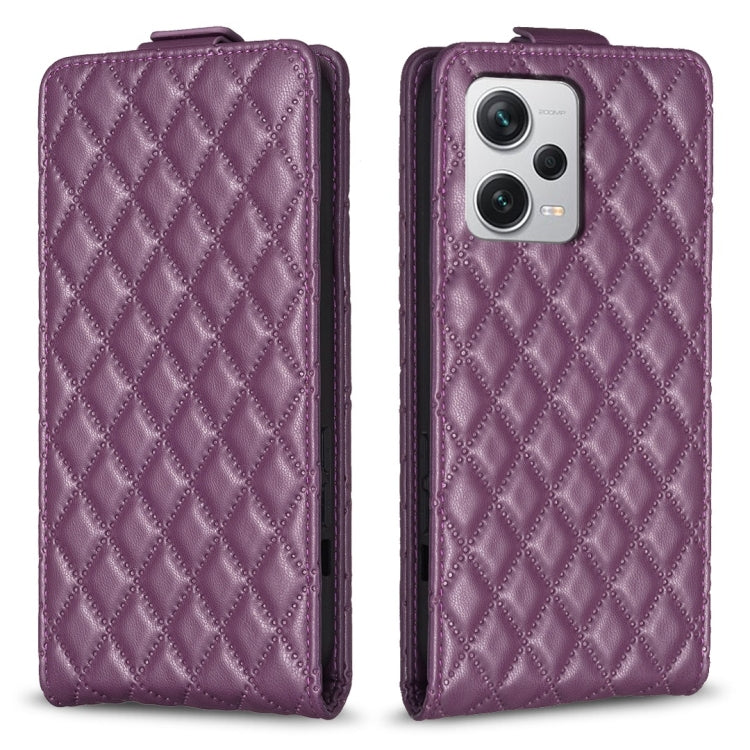 Diamond Lattice Vertical Flip Leather Phone Case, For Redmi Note 12 Turbo, For Redmi Note 12S / 11 Global, For Redmi Note 12 4G Global, For Xiaomi Civi 3 5G, For Redmi A1 / A1+ / A2, For Xiaomi Poco C55 / Redmi 12C, For Redmi Note 12 Pro+ Global       ...