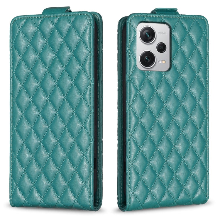 Diamond Lattice Vertical Flip Leather Phone Case, For Redmi Note 12 Turbo, For Redmi Note 12S / 11 Global, For Redmi Note 12 4G Global, For Xiaomi Civi 3 5G, For Redmi A1 / A1+ / A2, For Xiaomi Poco C55 / Redmi 12C, For Redmi Note 12 Pro+ Global       ...