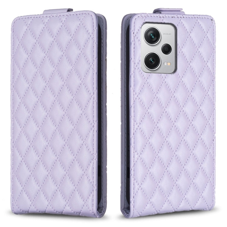 Diamond Lattice Vertical Flip Leather Phone Case, For Redmi Note 12 Turbo, For Redmi Note 12S / 11 Global, For Redmi Note 12 4G Global, For Xiaomi Civi 3 5G, For Redmi A1 / A1+ / A2, For Xiaomi Poco C55 / Redmi 12C, For Redmi Note 12 Pro+ Global       ...