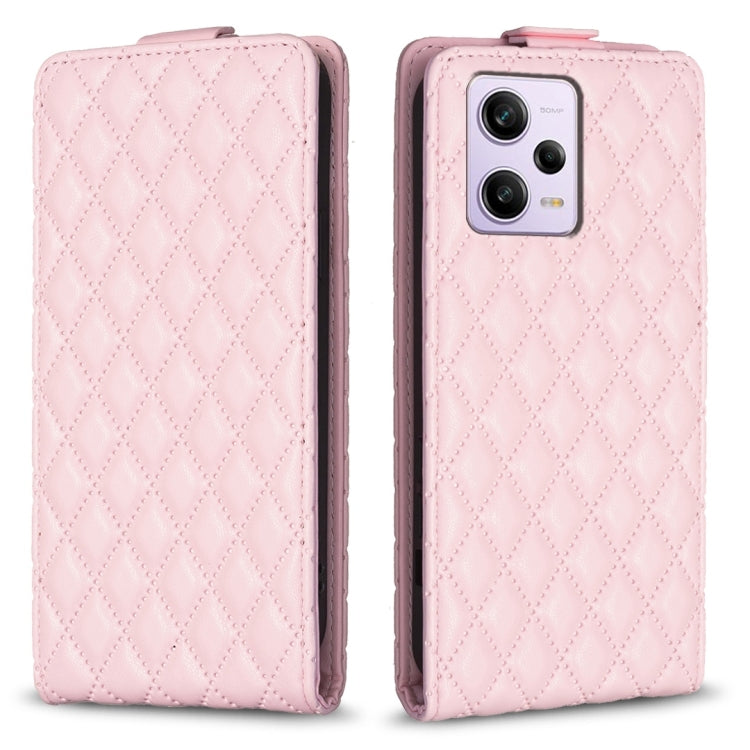 Diamond Lattice Vertical Flip Leather Phone Case, For Redmi Note 12 Turbo, For Redmi Note 12S / 11 Global, For Redmi Note 12 4G Global, For Xiaomi Civi 3 5G, For Redmi A1 / A1+ / A2, For Xiaomi Poco C55 / Redmi 12C, For Redmi Note 12 Pro+ Global       ...