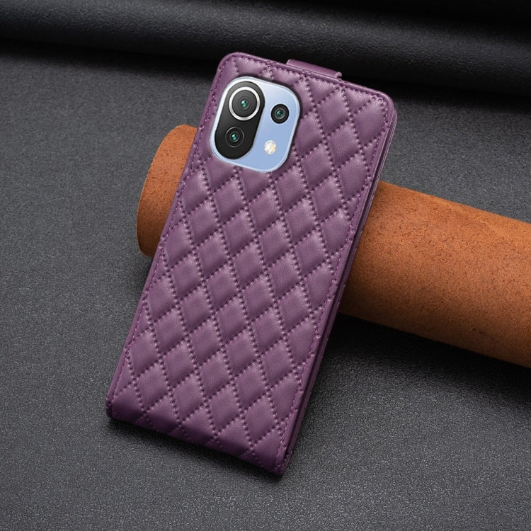 Diamond Lattice Vertical Flip Leather Phone Case, For Xiaomi Mi 11 Lite, For Redmi Note 10 4G / Note 10S, For Redmi Note 10 Pro /10 Pro Max, For Redmi Note 9 4G, For Xiaomi Poco X3 / X3 NFC, For Xiaomi Redmi 9A, For Xiaomi Redmi 9, For Xiaomi Redmi 9C