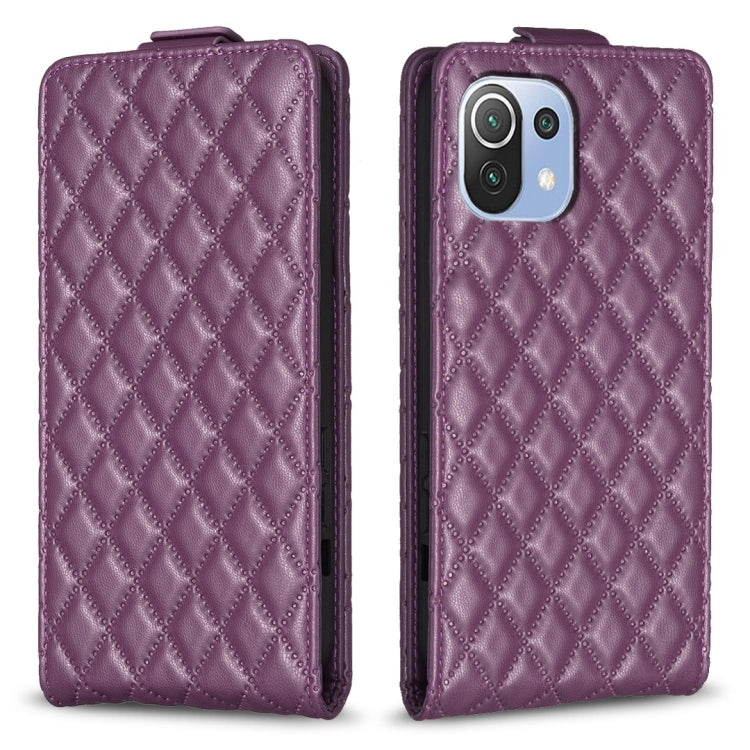 Diamond Lattice Vertical Flip Leather Phone Case, For Xiaomi Mi 11 Lite, For Redmi Note 10 4G / Note 10S, For Redmi Note 10 Pro /10 Pro Max, For Redmi Note 9 4G, For Xiaomi Poco X3 / X3 NFC, For Xiaomi Redmi 9A, For Xiaomi Redmi 9, For Xiaomi Redmi 9C