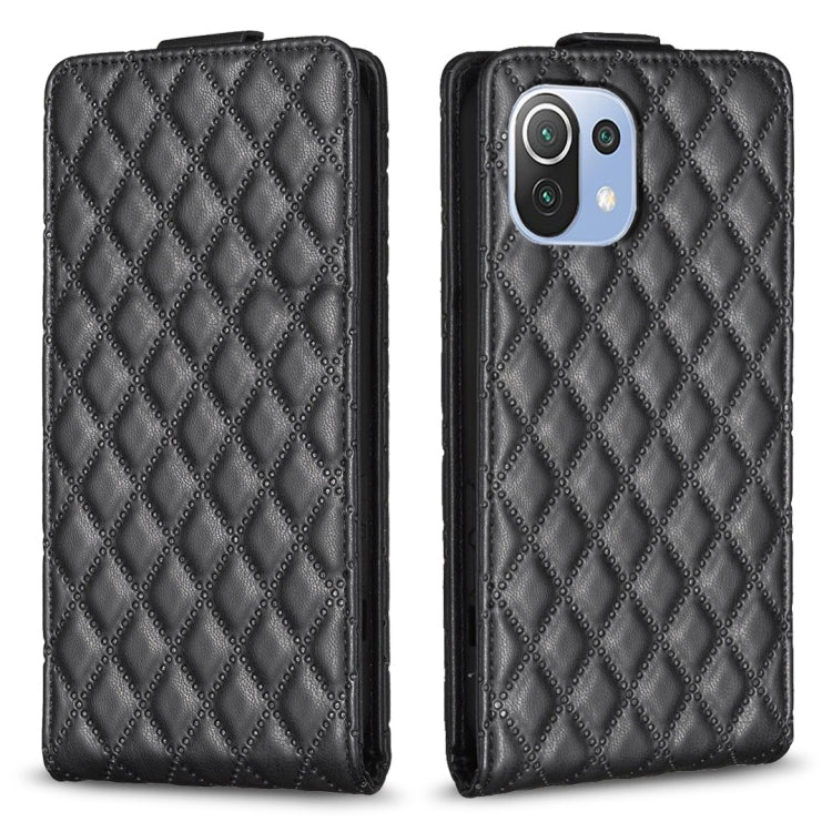 Diamond Lattice Vertical Flip Leather Phone Case, For Xiaomi Mi 11 Lite, For Redmi Note 10 4G / Note 10S, For Redmi Note 10 Pro /10 Pro Max, For Redmi Note 9 4G, For Xiaomi Poco X3 / X3 NFC, For Xiaomi Redmi 9A, For Xiaomi Redmi 9, For Xiaomi Redmi 9C