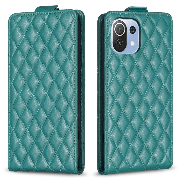 Diamond Lattice Vertical Flip Leather Phone Case, For Xiaomi Mi 11 Lite, For Redmi Note 10 4G / Note 10S, For Redmi Note 10 Pro /10 Pro Max, For Redmi Note 9 4G, For Xiaomi Poco X3 / X3 NFC, For Xiaomi Redmi 9A, For Xiaomi Redmi 9, For Xiaomi Redmi 9C