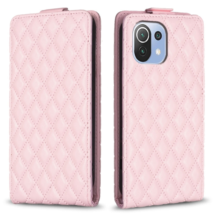 Diamond Lattice Vertical Flip Leather Phone Case, For Xiaomi Mi 11 Lite, For Redmi Note 10 4G / Note 10S, For Redmi Note 10 Pro /10 Pro Max, For Redmi Note 9 4G, For Xiaomi Poco X3 / X3 NFC, For Xiaomi Redmi 9A, For Xiaomi Redmi 9, For Xiaomi Redmi 9C