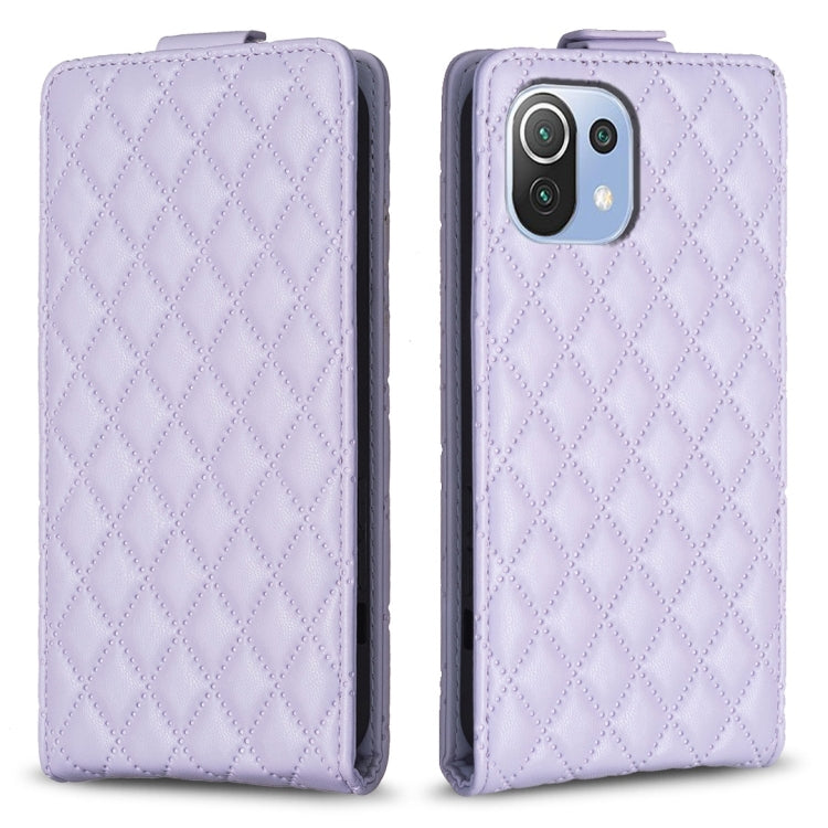 Diamond Lattice Vertical Flip Leather Phone Case, For Xiaomi Mi 11 Lite, For Redmi Note 10 4G / Note 10S, For Redmi Note 10 Pro /10 Pro Max, For Redmi Note 9 4G, For Xiaomi Poco X3 / X3 NFC, For Xiaomi Redmi 9A, For Xiaomi Redmi 9, For Xiaomi Redmi 9C