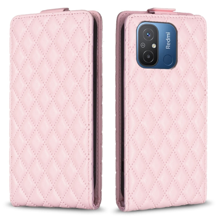 Diamond Lattice Vertical Flip Leather Phone Case, For Redmi Note 12 Turbo, For Redmi Note 12S / 11 Global, For Redmi Note 12 4G Global, For Xiaomi Civi 3 5G, For Redmi A1 / A1+ / A2, For Xiaomi Poco C55 / Redmi 12C, For Redmi Note 12 Pro+ Global       ...