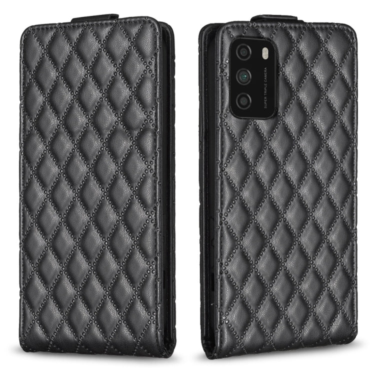 Diamond Lattice Vertical Flip Leather Phone Case, For Xiaomi Mi 11 Lite, For Redmi Note 10 4G / Note 10S, For Redmi Note 10 Pro /10 Pro Max, For Redmi Note 9 4G, For Xiaomi Poco X3 / X3 NFC, For Xiaomi Redmi 9A, For Xiaomi Redmi 9, For Xiaomi Redmi 9C