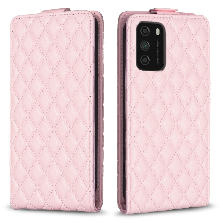 Diamond Lattice Vertical Flip Leather Phone Case, For Xiaomi Mi 11 Lite, For Redmi Note 10 4G / Note 10S, For Redmi Note 10 Pro /10 Pro Max, For Redmi Note 9 4G, For Xiaomi Poco X3 / X3 NFC, For Xiaomi Redmi 9A, For Xiaomi Redmi 9, For Xiaomi Redmi 9C