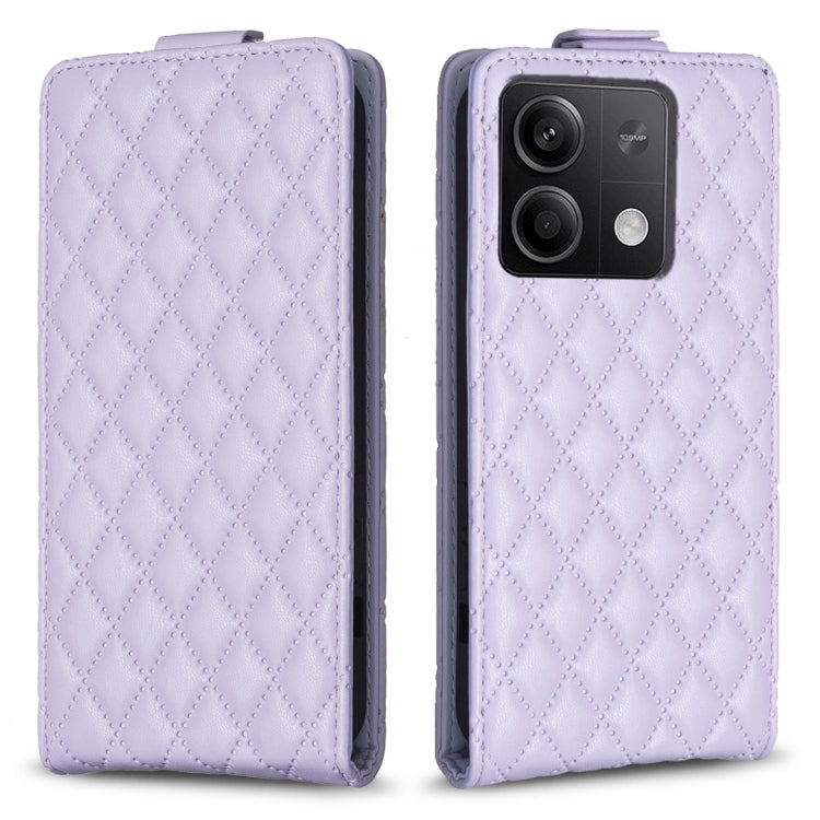 Diamond Lattice Vertical Flip Leather Phone Case, For Xiaomi Redmi Note 13 Pro 4G Global, For Xiaomi Poco M6 Pro 4G, For Xiaomi Redmi Note 13 4G Global, For Xiaomi Redmi Note 13, For Xiaomi Redmi 13C, For Xiaomi Redmi Note 13 Pro+ 5G                   ...