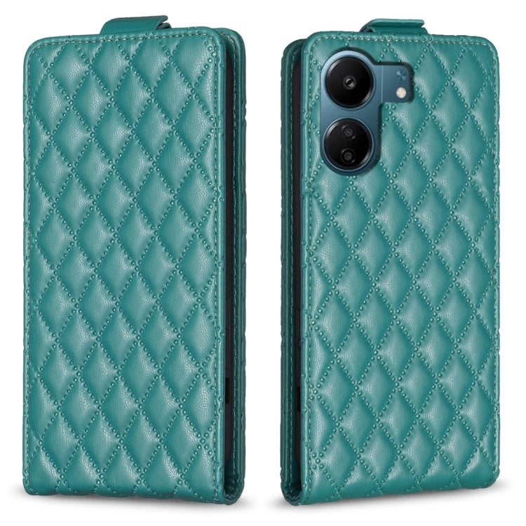 Diamond Lattice Vertical Flip Leather Phone Case, For Xiaomi Redmi Note 13 Pro 4G Global, For Xiaomi Poco M6 Pro 4G, For Xiaomi Redmi Note 13 4G Global, For Xiaomi Redmi Note 13, For Xiaomi Redmi 13C, For Xiaomi Redmi Note 13 Pro+ 5G                   ...