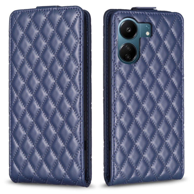 Diamond Lattice Vertical Flip Leather Phone Case, For Xiaomi Redmi Note 13 Pro 4G Global, For Xiaomi Poco M6 Pro 4G, For Xiaomi Redmi Note 13 4G Global, For Xiaomi Redmi Note 13, For Xiaomi Redmi 13C, For Xiaomi Redmi Note 13 Pro+ 5G                   ...