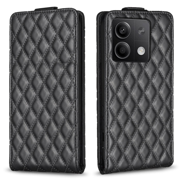 Diamond Lattice Vertical Flip Leather Phone Case, For Xiaomi Redmi Note 13 Pro 4G Global, For Xiaomi Poco M6 Pro 4G, For Xiaomi Redmi Note 13 4G Global, For Xiaomi Redmi Note 13, For Xiaomi Redmi 13C, For Xiaomi Redmi Note 13 Pro+ 5G                   ...