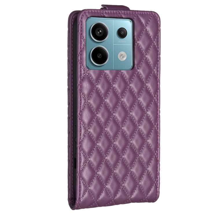 Diamond Lattice Vertical Flip Leather Phone Case, For Xiaomi Redmi Note 13 Pro 4G Global, For Xiaomi Poco M6 Pro 4G, For Xiaomi Redmi Note 13 4G Global, For Xiaomi Redmi Note 13, For Xiaomi Redmi 13C, For Xiaomi Redmi Note 13 Pro+ 5G                   ...