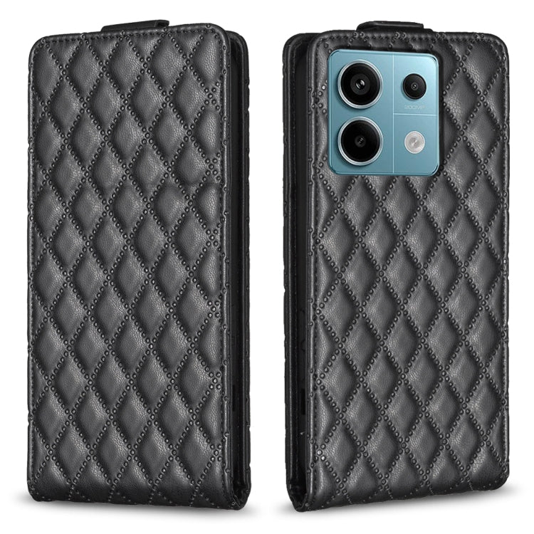 Diamond Lattice Vertical Flip Leather Phone Case, For Xiaomi Redmi Note 13 Pro 4G Global, For Xiaomi Poco M6 Pro 4G, For Xiaomi Redmi Note 13 4G Global, For Xiaomi Redmi Note 13, For Xiaomi Redmi 13C, For Xiaomi Redmi Note 13 Pro+ 5G                   ...