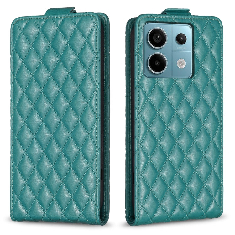 Diamond Lattice Vertical Flip Leather Phone Case, For Xiaomi Redmi Note 13 Pro 4G Global, For Xiaomi Poco M6 Pro 4G, For Xiaomi Redmi Note 13 4G Global, For Xiaomi Redmi Note 13, For Xiaomi Redmi 13C, For Xiaomi Redmi Note 13 Pro+ 5G                   ...
