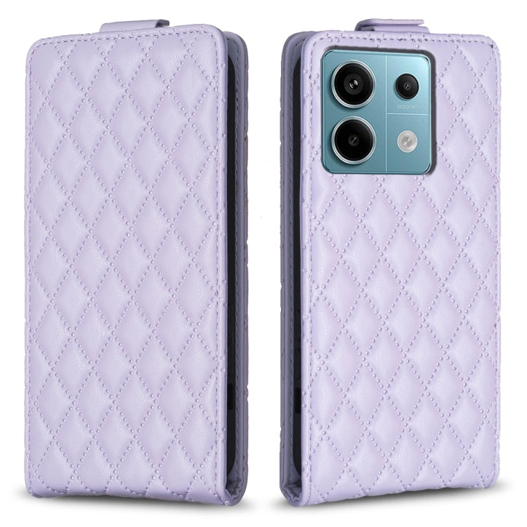 Diamond Lattice Vertical Flip Leather Phone Case, For Xiaomi Redmi Note 13 Pro 4G Global, For Xiaomi Poco M6 Pro 4G, For Xiaomi Redmi Note 13 4G Global, For Xiaomi Redmi Note 13, For Xiaomi Redmi 13C, For Xiaomi Redmi Note 13 Pro+ 5G                   ...