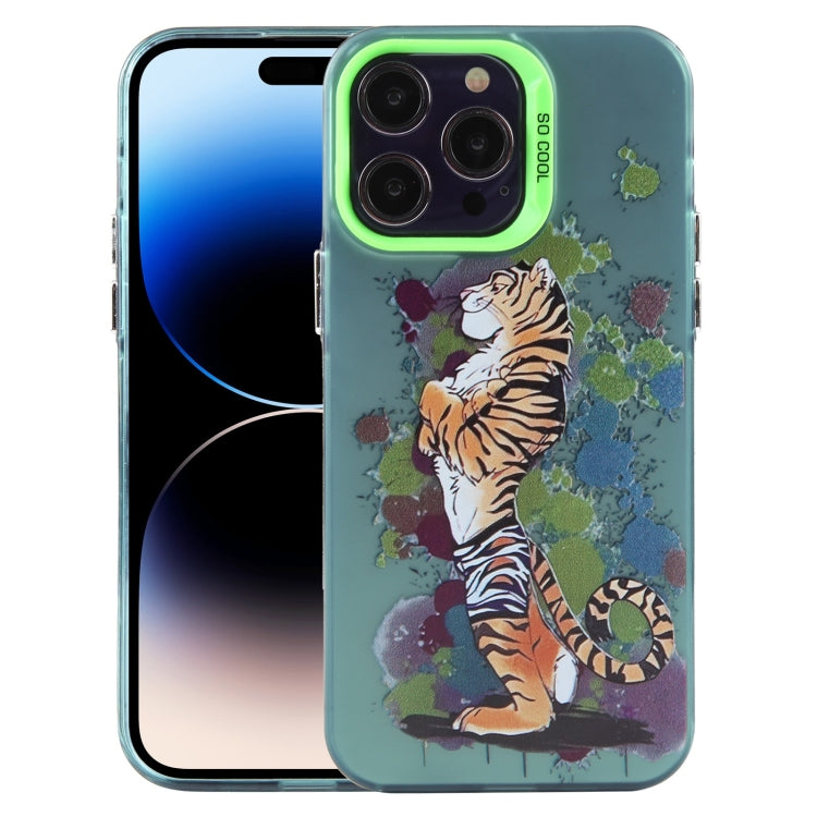 Animal Pattern PC Phone Case, For iPhone 15 Pro Max, For iPhone 14, For iPhone 15 Pro, For iPhone 14 Pro, For iPhone 15 Plus, For iPhone 14 Pro Max