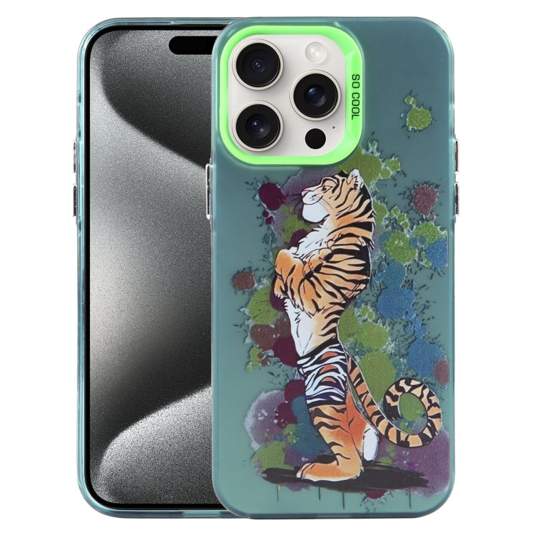 Animal Pattern PC Phone Case, For iPhone 15 Pro Max, For iPhone 14, For iPhone 15 Pro, For iPhone 14 Pro, For iPhone 15 Plus, For iPhone 14 Pro Max
