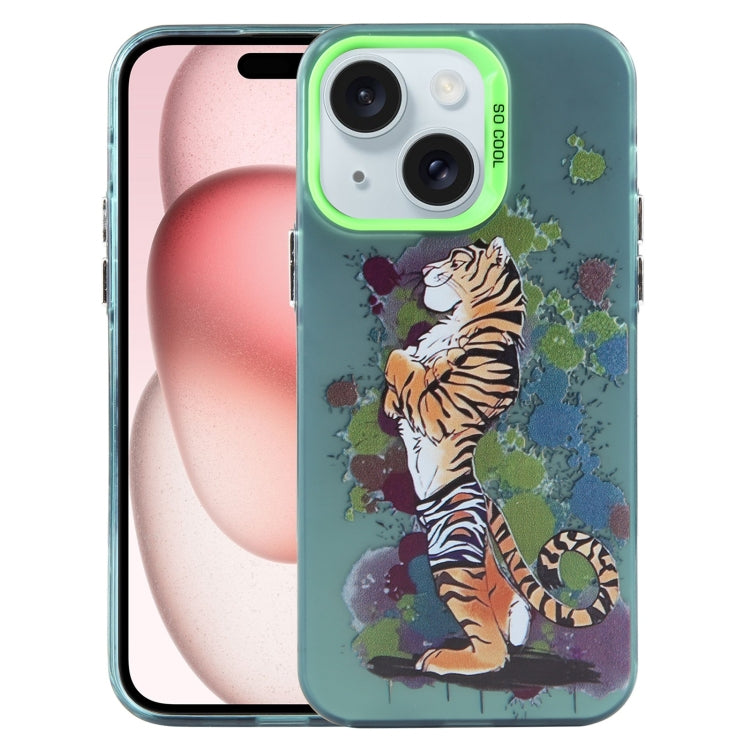 Animal Pattern PC Phone Case, For iPhone 15 Pro Max, For iPhone 14, For iPhone 15 Pro, For iPhone 14 Pro, For iPhone 15 Plus, For iPhone 14 Pro Max