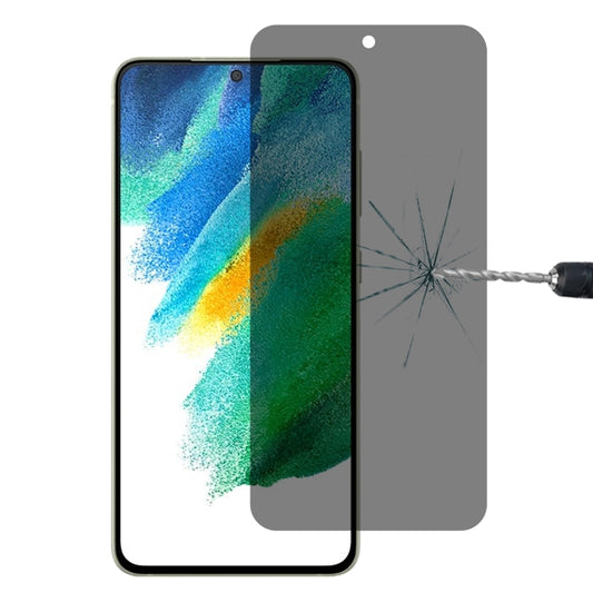Flat Surface Privacy Tempered Glass Film, For Samsung Galaxy S21 FE 5G