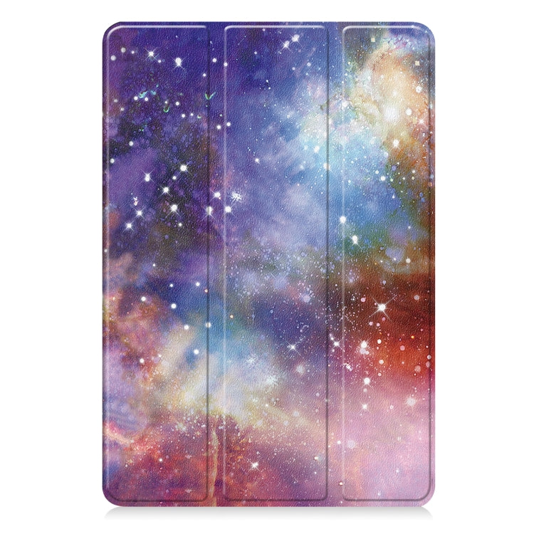 Custer Painted 3-Fold Holder Smart Leather Tablet Case, For Huawei MatePad 11.5 2023
