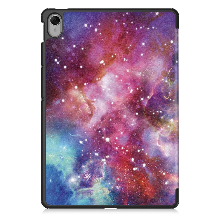 Custer Painted 3-Fold Holder Smart Leather Tablet Case, For Huawei MatePad 11.5 2023