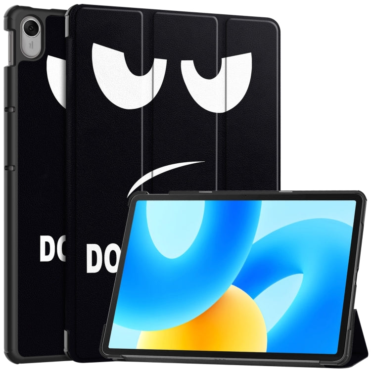 Custer Painted 3-Fold Holder Smart Leather Tablet Case, For Huawei MatePad 11.5 2023