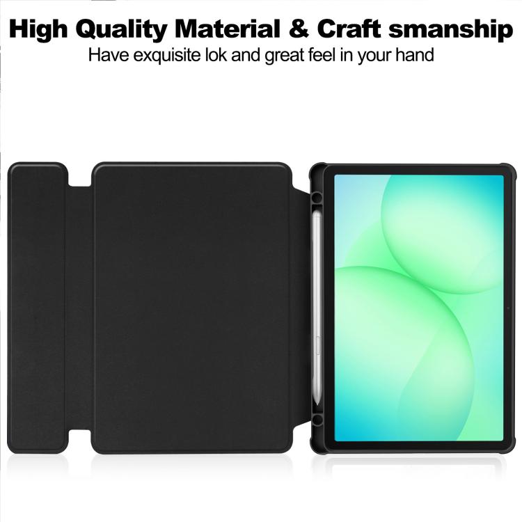 360 Rotation Transparent Smart Leather Case with Keyboard, For Samsung Galaxy Tab A11+, For Samsung Galaxy Tab S9 FE / S10 FE, For Samsung Galaxy Tab S9 FE+ / S10+, For Samsung Galaxy Tab A9+, For Samsung Galaxy Tab S9, For Samsung Galaxy Tab S9+