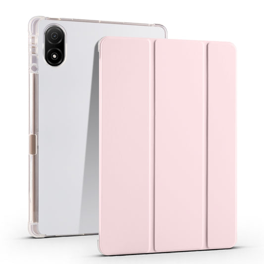 3-folding Transparent TPU Smart Leather Tablet Case, For Honor Pad V8 Pro, For Honor Pad X8 Pro / Pad X9, For Honor Pad 8, For Honor MagicPad 13 inch