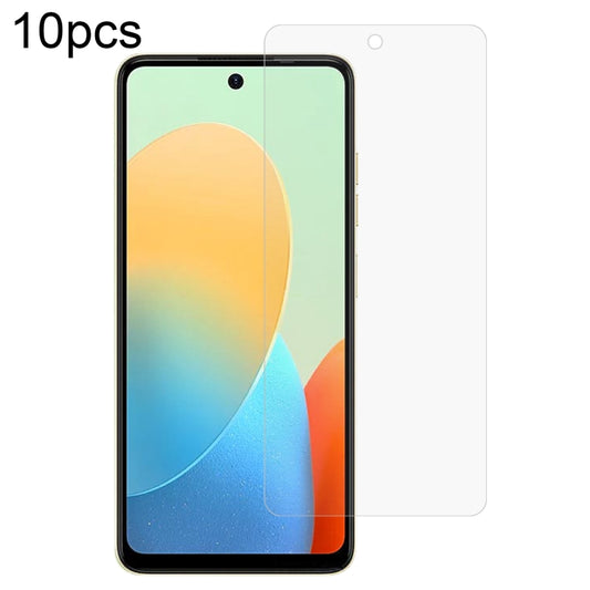 10pcs 0.26mm 9H 2.5D Tempered Glass Film, For Tecno Spark Go 2024, For Tecno Pop 8, For Tecno Pova 5 Pro
