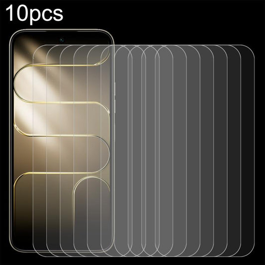 10pcs 0.26mm 9H 2.5D Tempered Glass Film, For Tecno Spark 50 5G, For Tecno Pova Curve 2 5G, For Tecno Pop 20 4G, For Tecno Spark 50 4G, For Tecno Pop X 4G, For Tecno Camon 50 Ultra 5G, For Tecno Camon 50 Pro 4G, For Tecno Camon 50 4G, For Tecno Spark G...