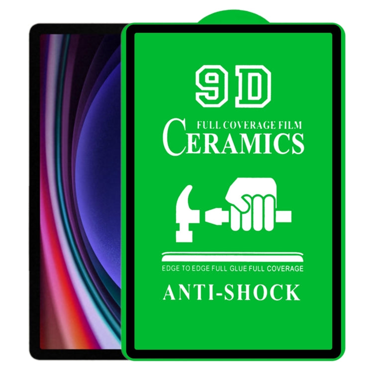 9D Full Screen Full Glue Ceramic Film, For Samsung Galaxy Tab S9, For Samsung Galaxy Tab S9 Ultra, For Samsung Galaxy Tab S9+, For Samsung Galaxy Tab S8 Ultra, For Samsung Galaxy Tab S8+