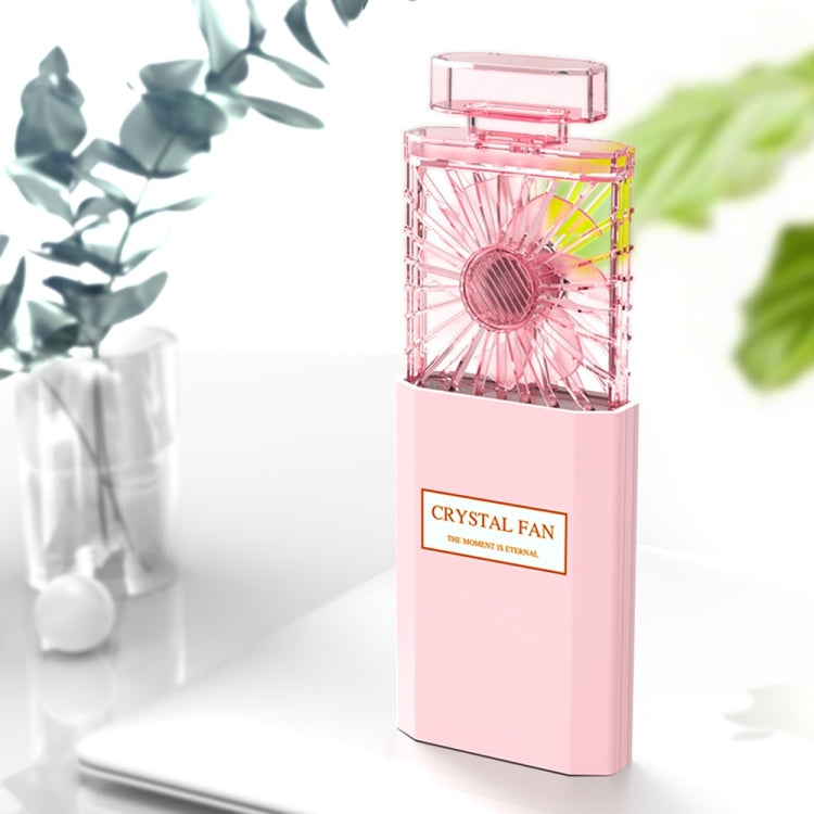 Perfume Shape Portable Fan Hidden Blade Fan