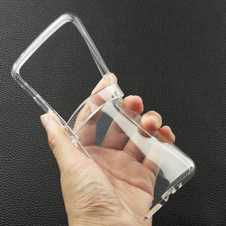 Transparent TPU Hinge Shockproof Protective Phone Case, For Motorola Razr 40 Ultra